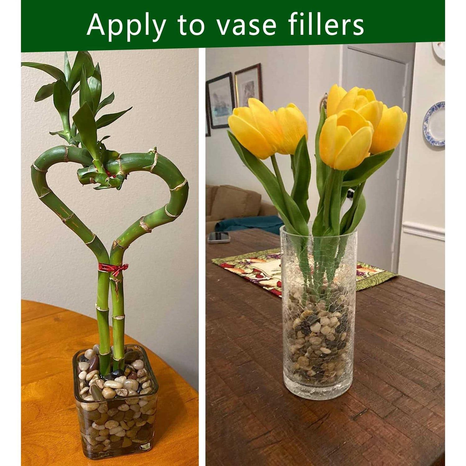 Voulosimi River Rock Stones Natural Decorative Polished Mixed Pebbles Gravel,Outdoor Decorative Stones for Plant Aquariums - Image 3