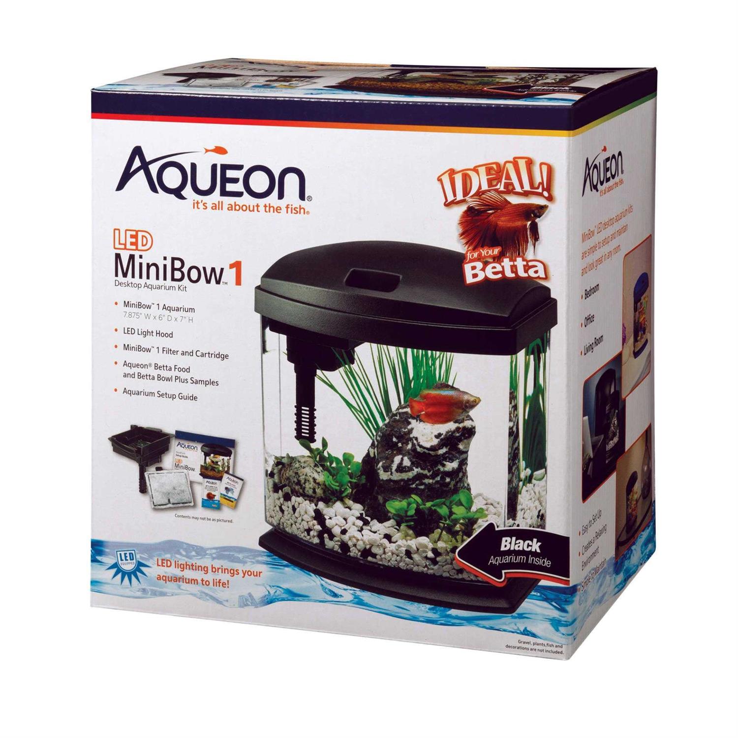 Aqueon LED MiniBow SmartClean Aquarium Kit - Image 5