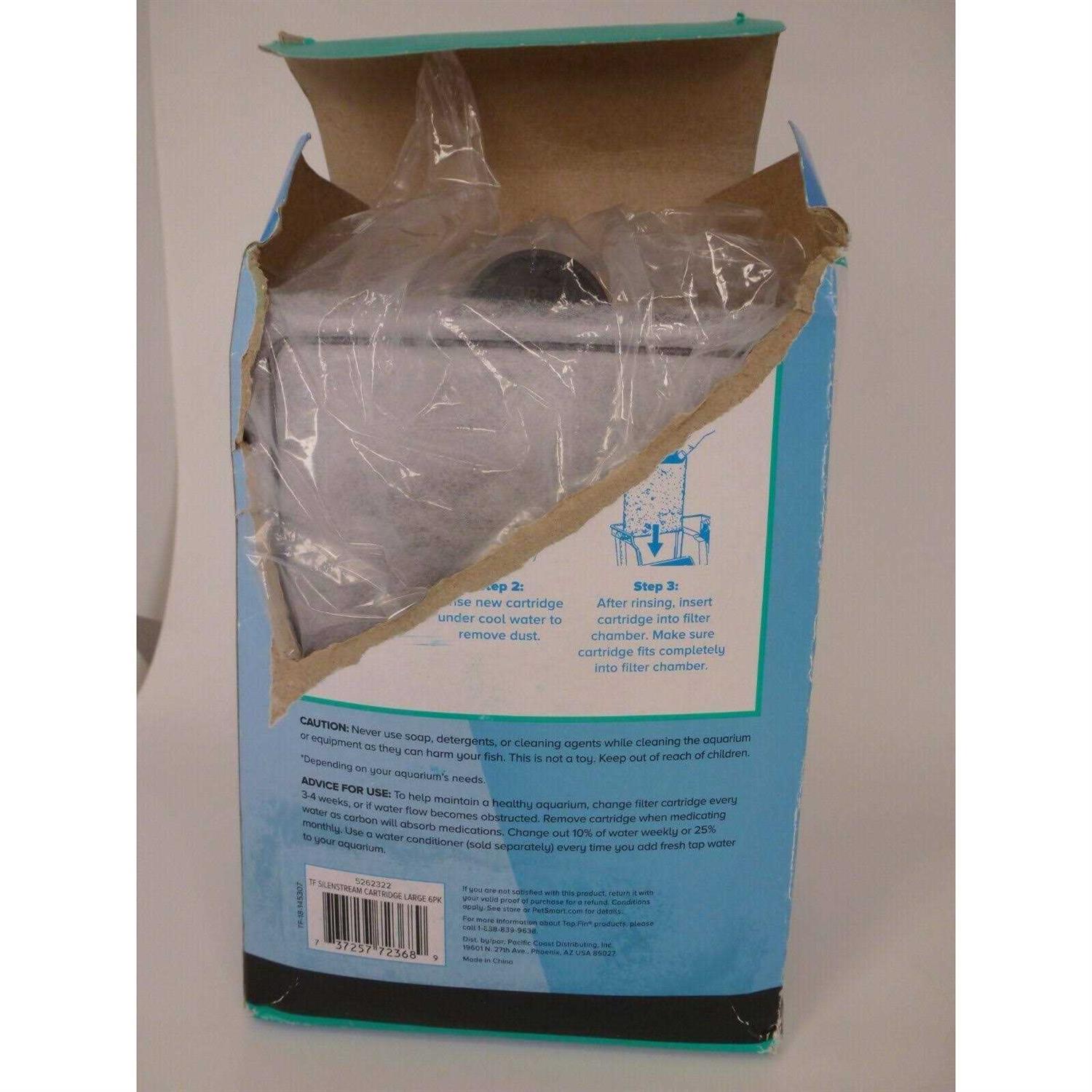 Top Fin Silenstream PF-L Refill Pf30, Pf40 And Pf75 Power Filters 6.5in X - Image 3