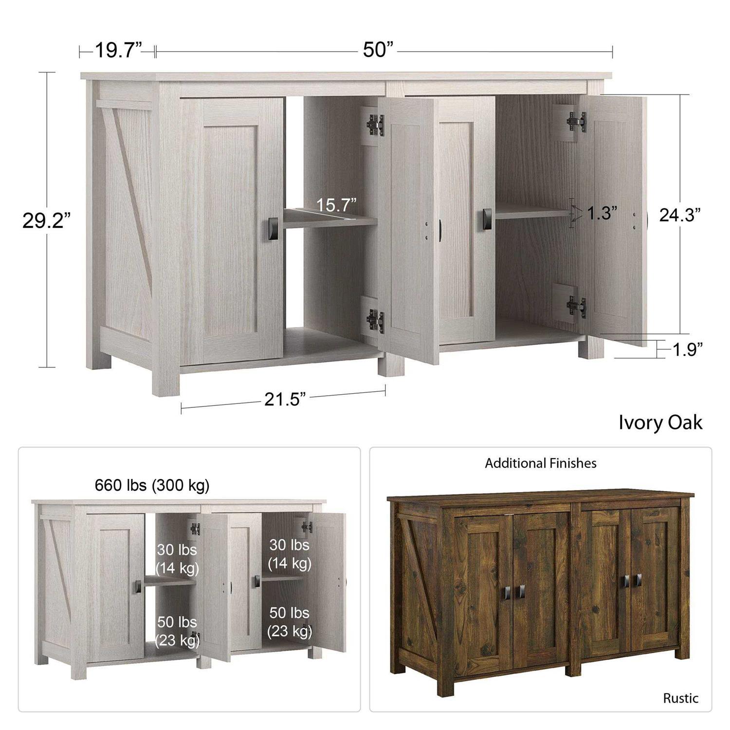 Ollie & Hutch Farmington 55 Gallon Aquarium Stand - Image 5