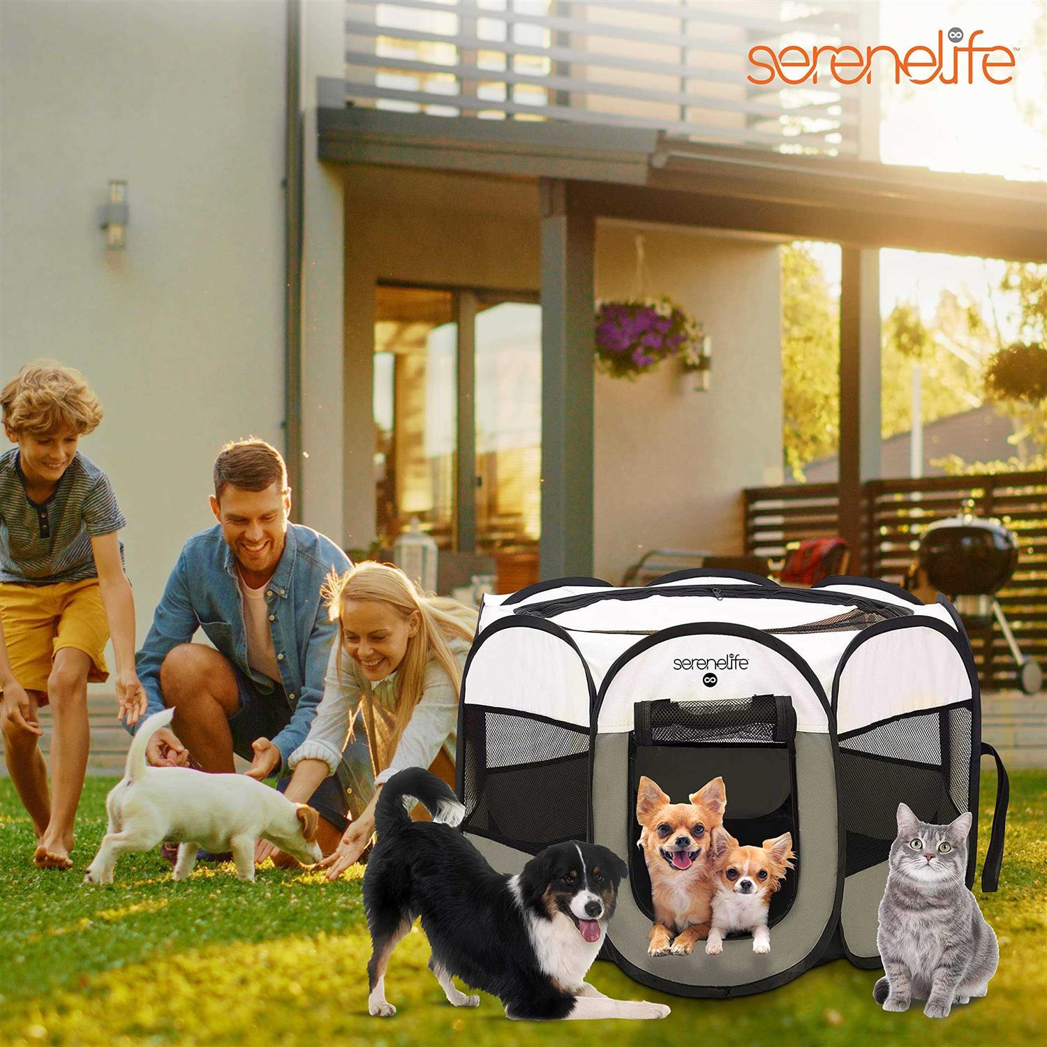 SereneLife Portable Foldable Pet Tent - Image 3