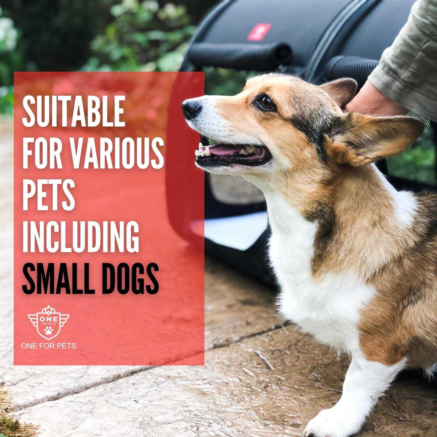 One for Pets Cat Outdoor Playpen with Seatbelt Straps, Black - Image 4