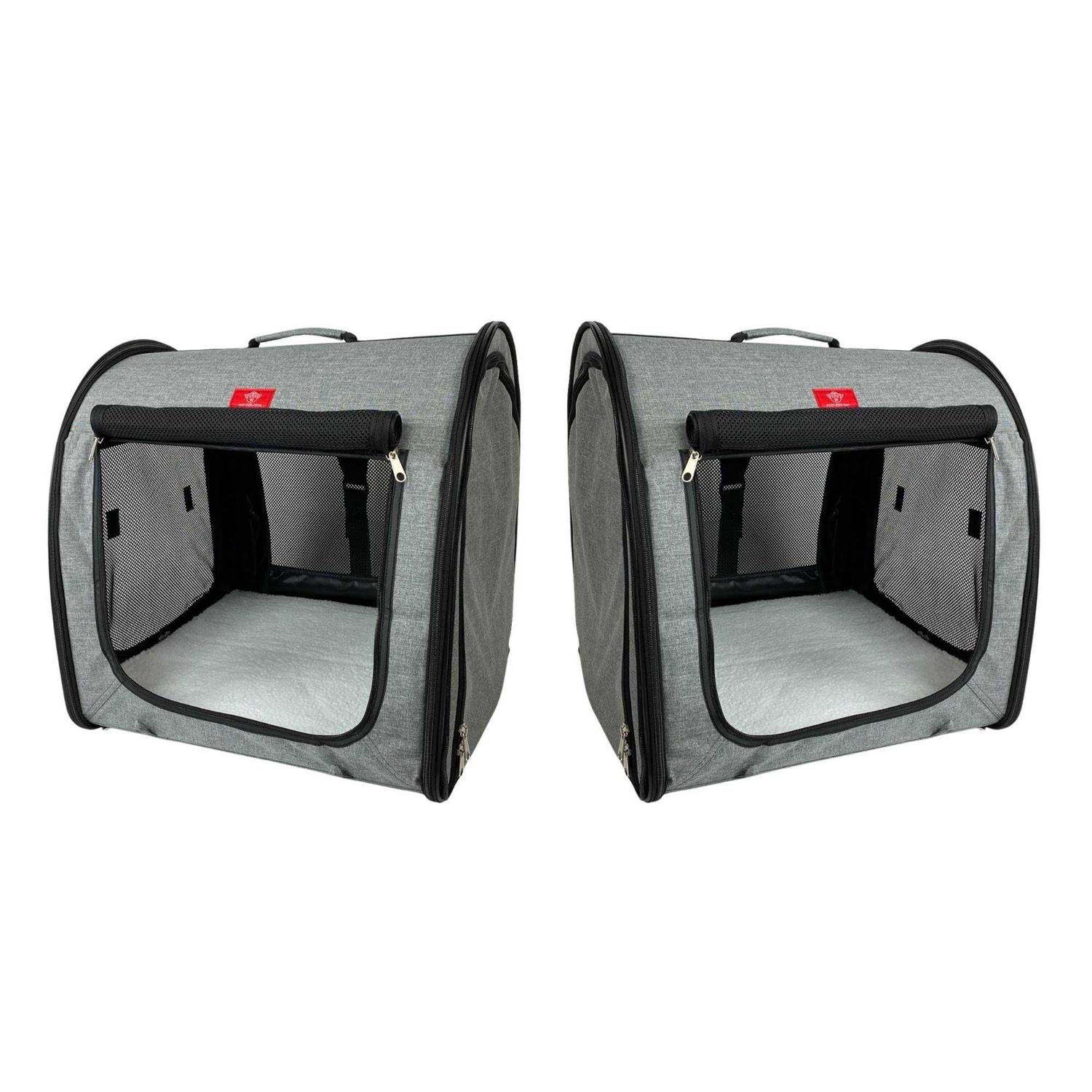 One for Pets Cat Outdoor Playpen with Seatbelt Straps, Black - Image 5