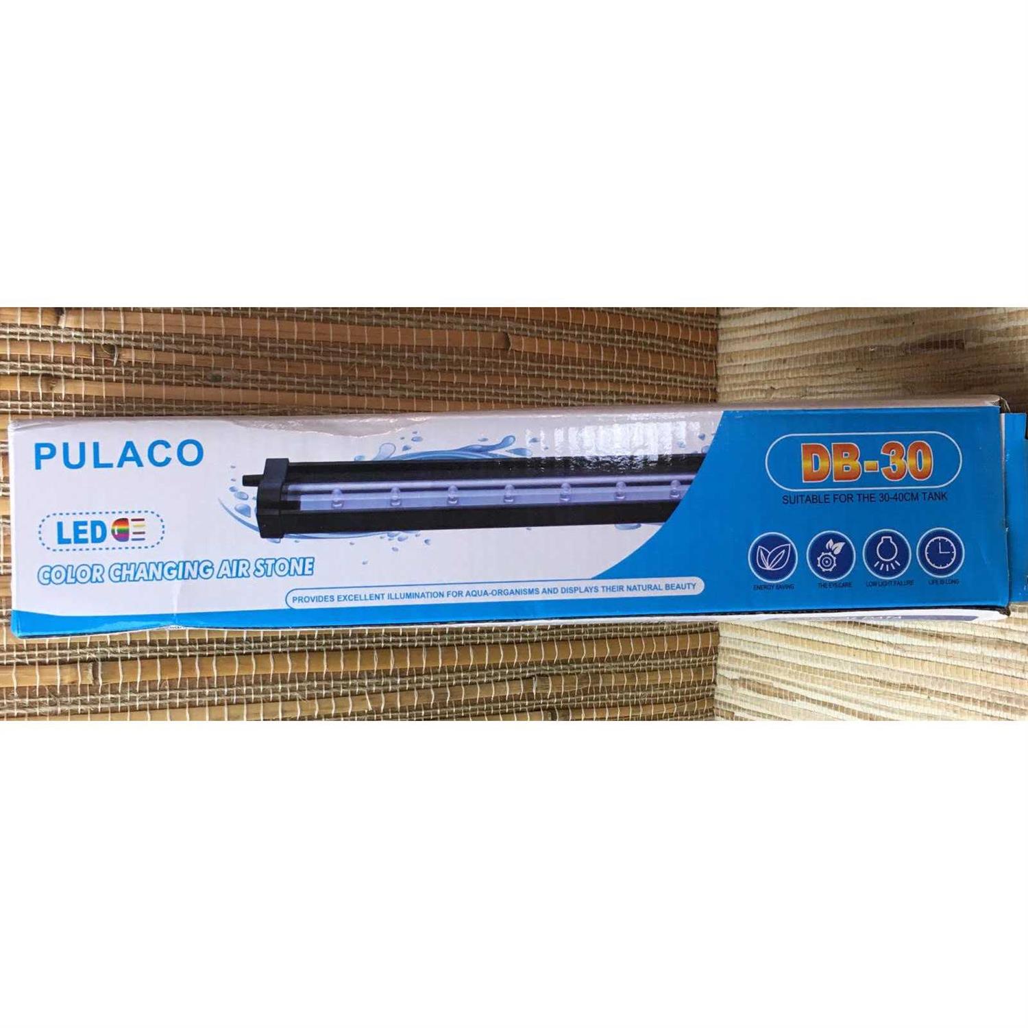 PULACO 2 Watt Aquarium Fish Tank Air Stone with Automatic Color Changing Led Light Pump - Image 4