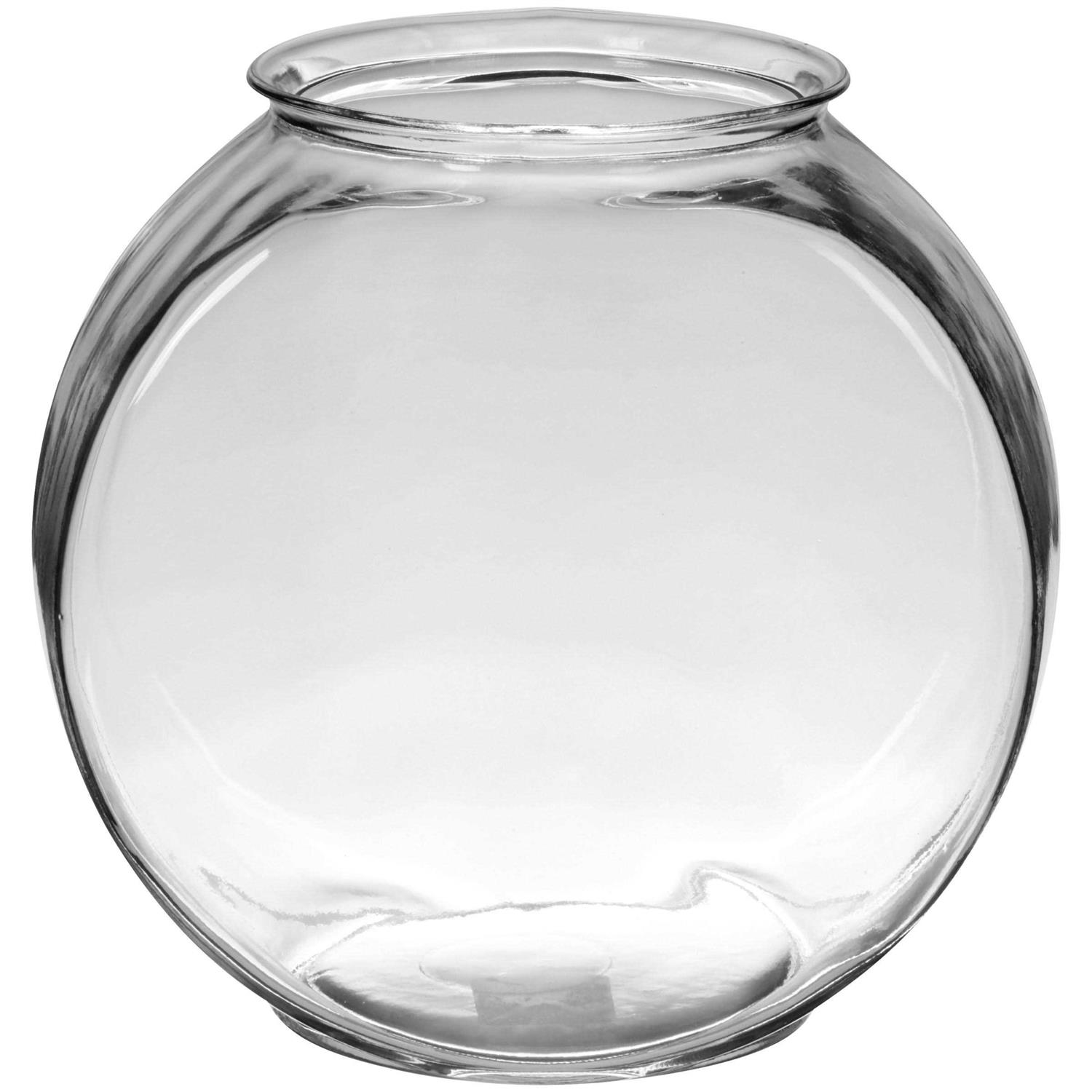 Aqua Culture Anchor Hocking Drum Glass Fishbowl - Image 5
