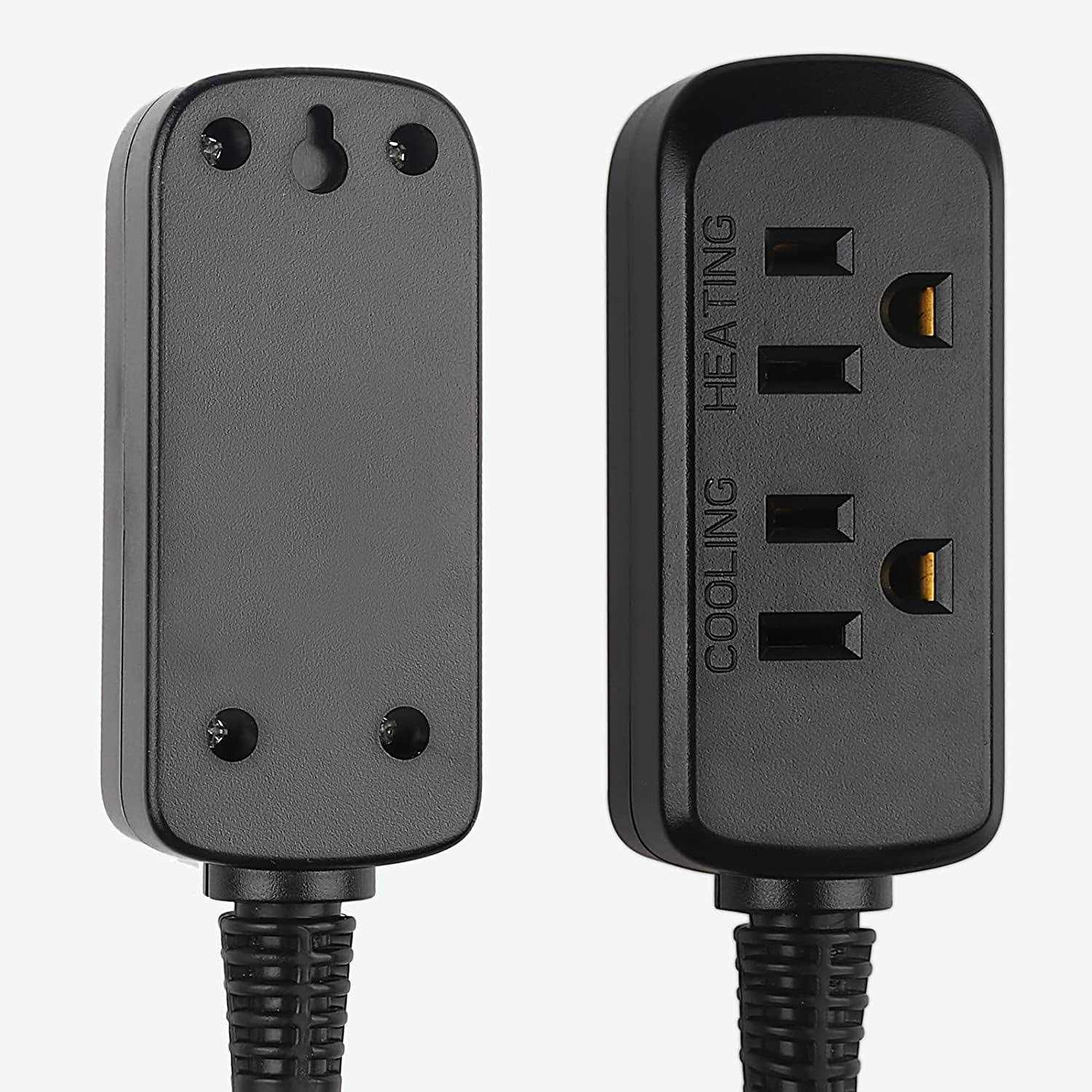 BN-LINK Digital Temperature Controller Heating Cooling 2-Stage Outlet Thermostat Controller Plug for Reptiles Aquarium Carboy Homebrew Breeding - Image 3