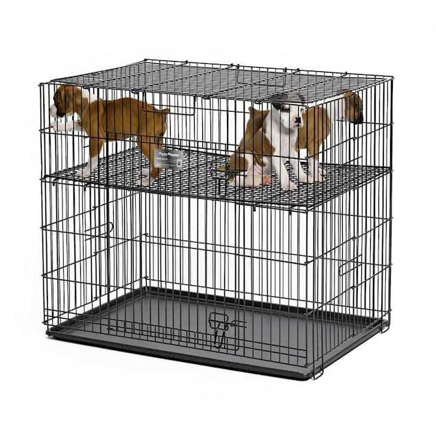 Midwest Puppy Playpen with Plastic and Floor Grid - Image 3