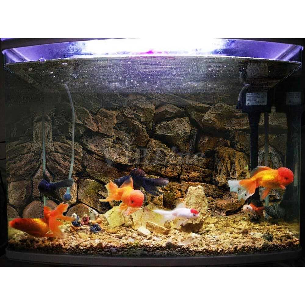 VIP.LINE Rock Wall Aquarium Background Poster PVc Fish Tank Decor Landscape 24 36 48 72 - Image 3