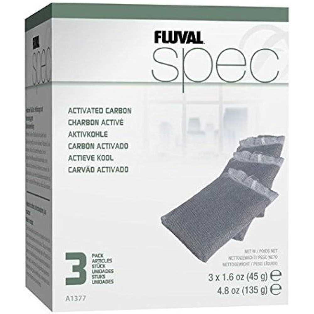 Fluval Spec Replacement Filter Kit Includes Fluval Spec Replacement Foam Filter Block, Fluval Spec Biomax 2.1oz, and Fluval Spec Carbon Filter - Image 4