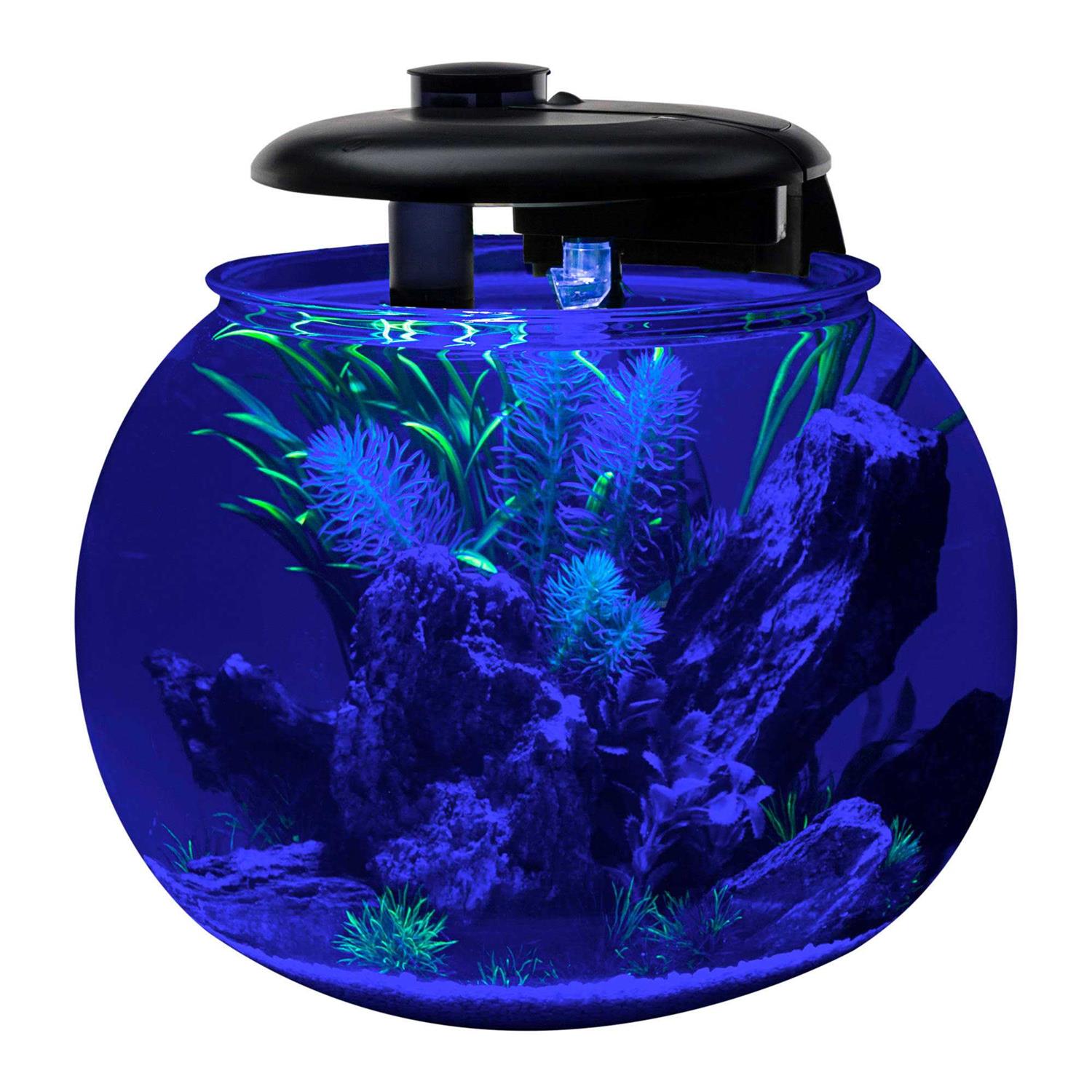 Penn-Plax Aquasphere 360 Polycarbonate Bowl-Shaped Aquarium 14 Gallon - Image 3