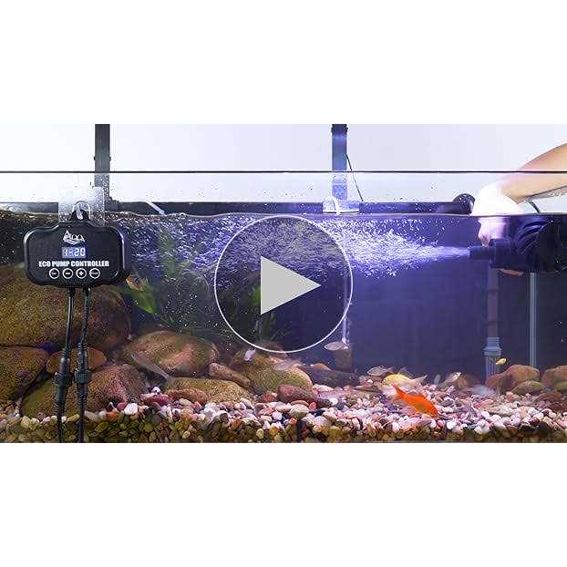 AQQA 800-3200GPH Controllable Water Pump,Circulation Make Wave/Feed Mode/20 Options Flow Adjustable Multifunction Submersible or External Powerful - Image 5