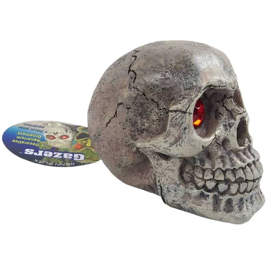 Penn Plax Deco-Replicas Skull Gazer Ornament Assorted Styles - Image 3