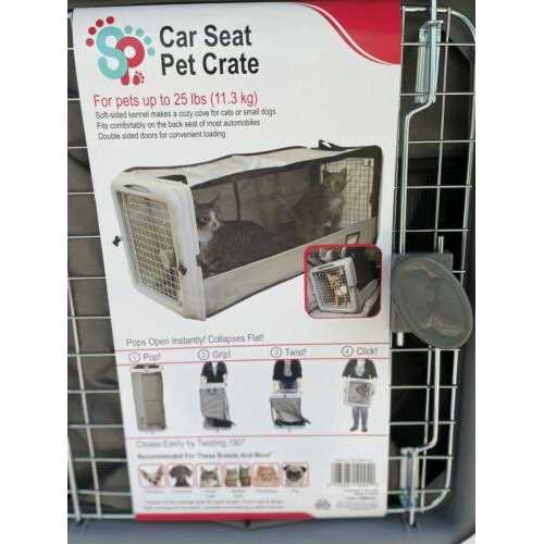 SPORT Pet Dog & Cat Car Seat Crate - Image 4