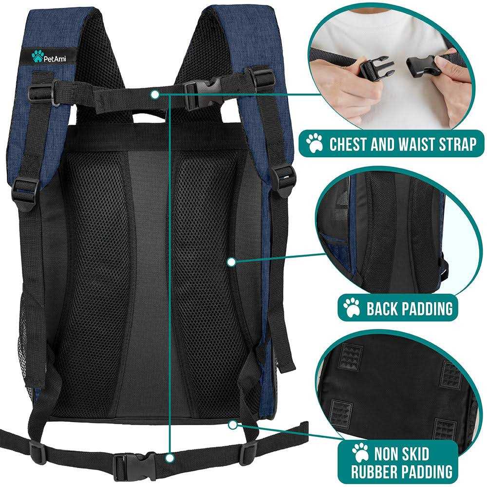 Petami Deluxe Pet Carrier Backpack for Small Cats and Dogs - Image 5