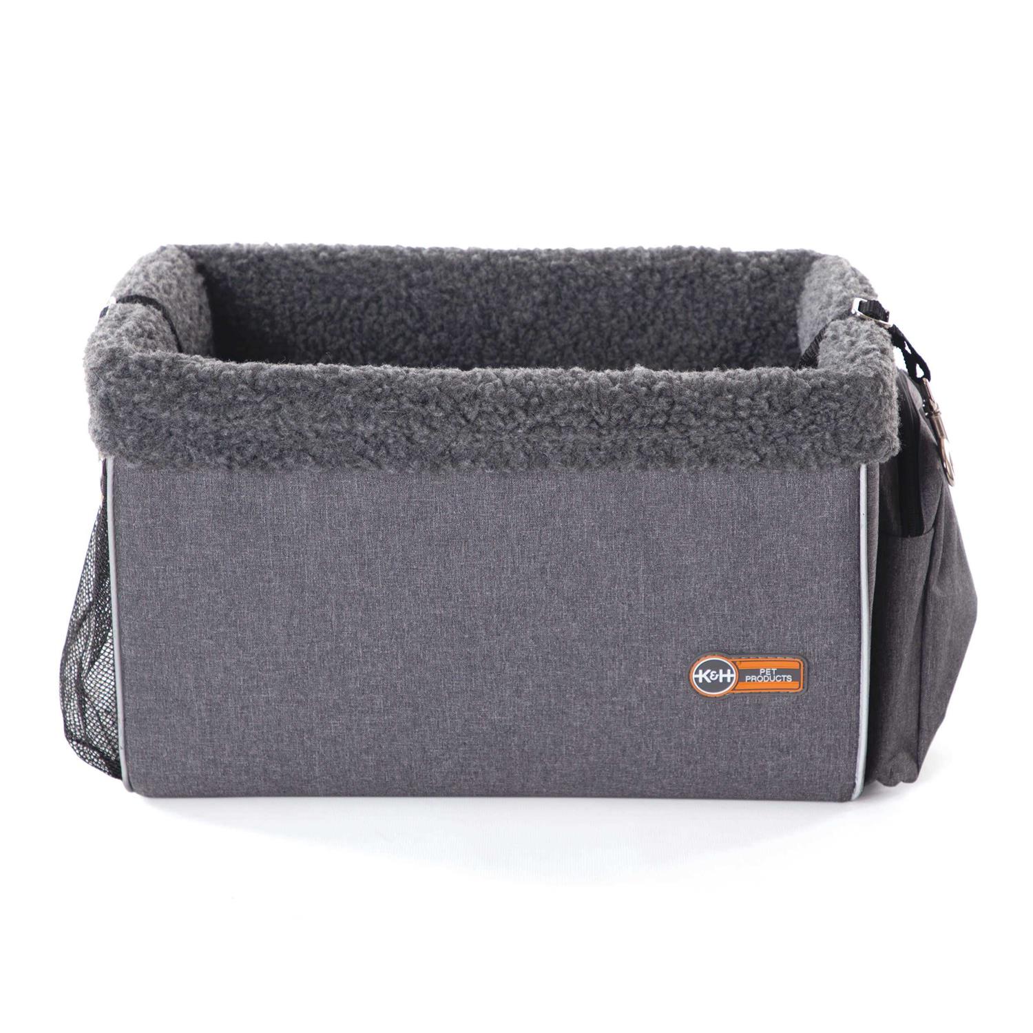 K&H Pet Products Travel Bike Basket for Pets Gray - Image 5