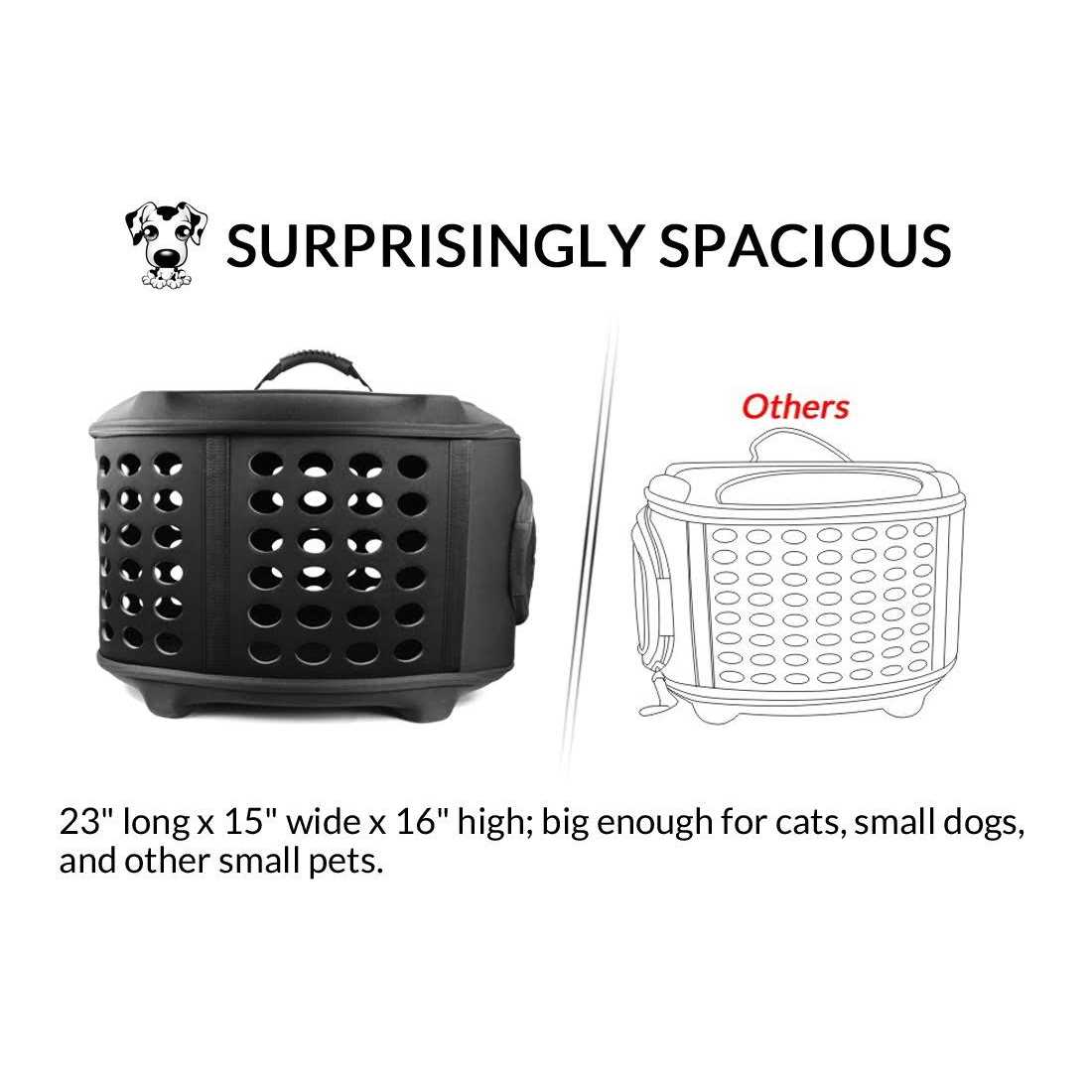 FRiEQ 23-Inch Large Hard Cover Pet Carrier - Image 4