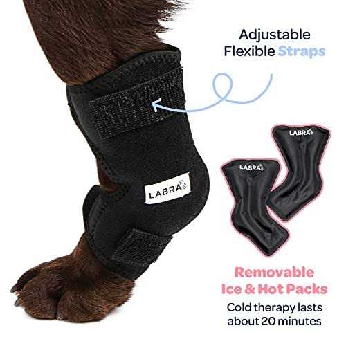 Labra Canine Heat Cold Therapy Dog Leg Wrap - Image 3
