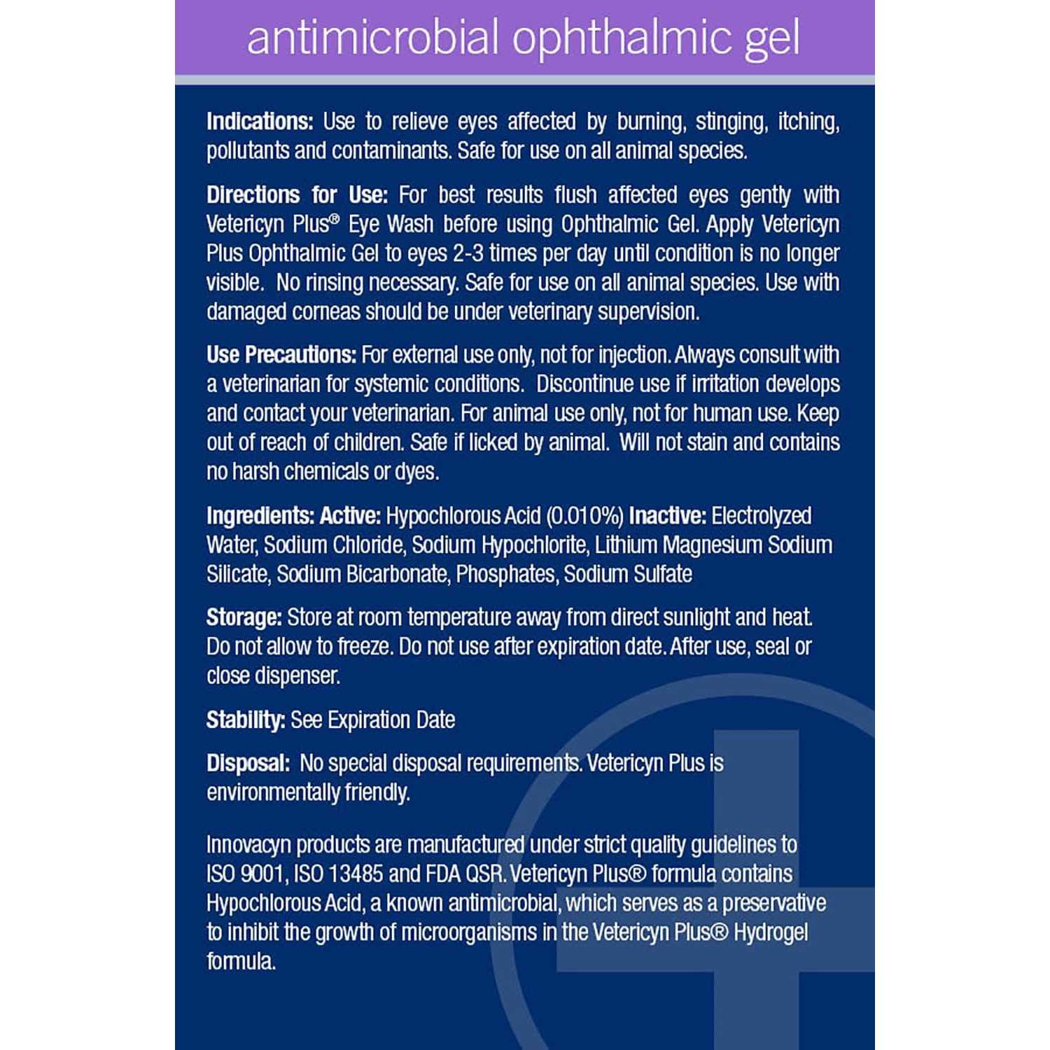 Vetericyn Ophthalmic Gel - Image 3