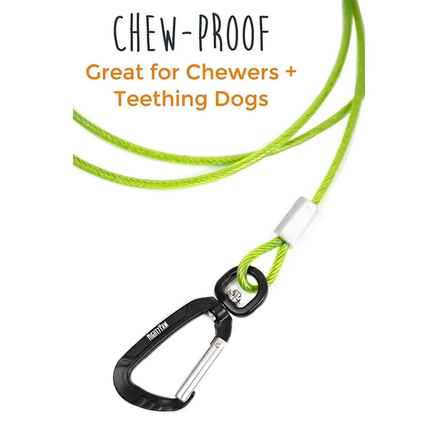 Mighty Paw Chew Proof Dog Leash Metal Cable Chew - Image 3