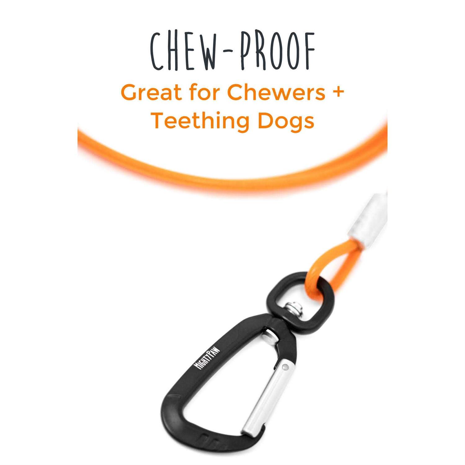 Mighty Paw Chew Proof Dog Leash Metal Cable Chew - Image 4
