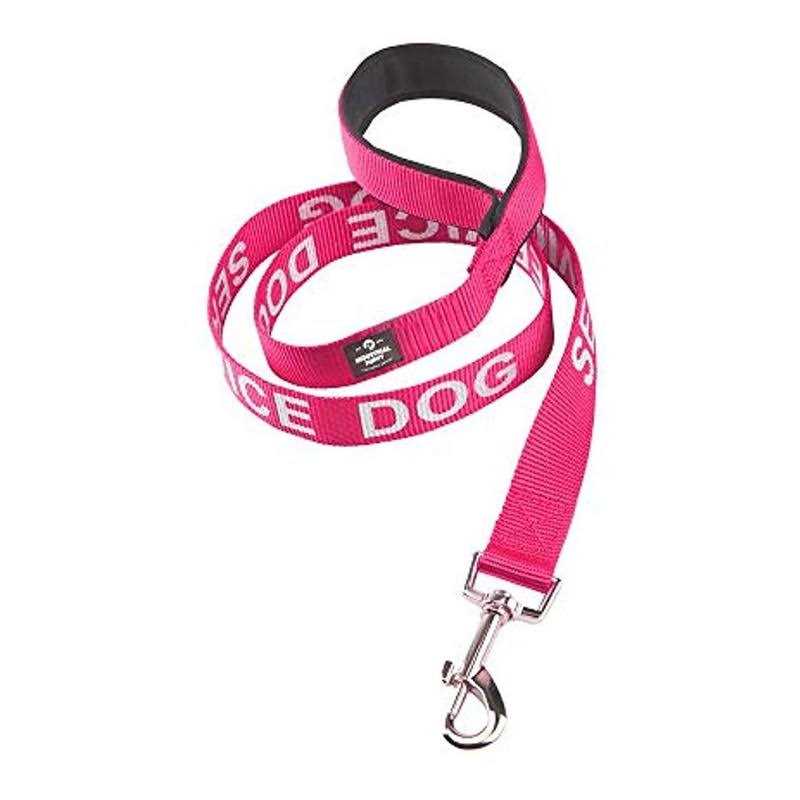 Industrial Puppy Emotional Support Dog Leash Wrap with Neoprene Handle and Reflective Emotional Support Lettering - Image 4