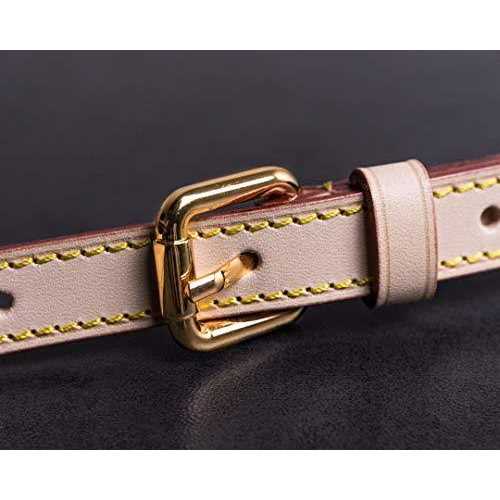 seventeenzone Vachetta Leather Adjustable Crossbody Strap for Small Bags Pochette Mini NM Eva Favorite PM MM Nano Speedy - Image 3