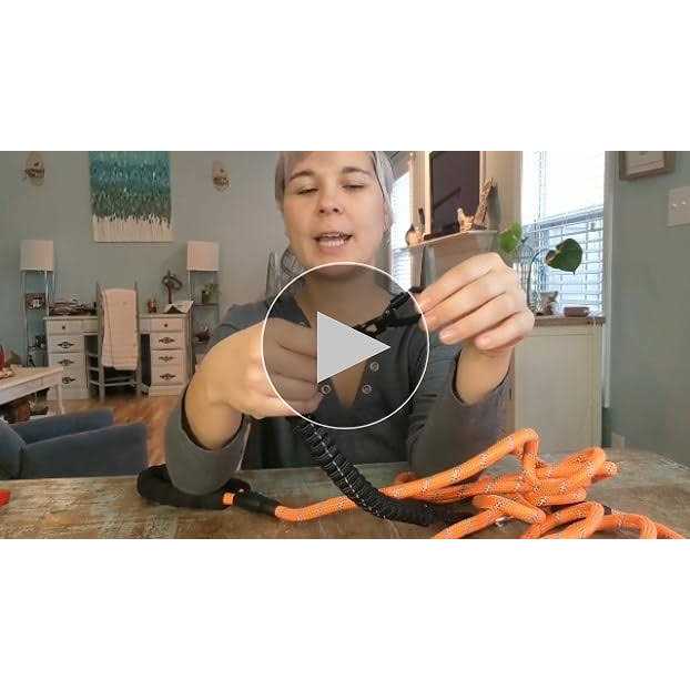 jenico Dog Leash 34561015203050100150FT Heavy Duty Leash with Swivel Lockable Hook and ,Reflective Threads Bungee Dog Leash comfortab - Image 3