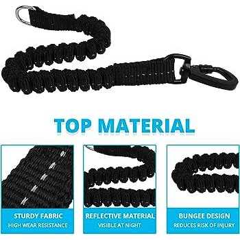 jenico Dog Leash 34561015203050100150FT Heavy Duty Leash with Swivel Lockable Hook and ,Reflective Threads Bungee Dog Leash comfortab - Image 5