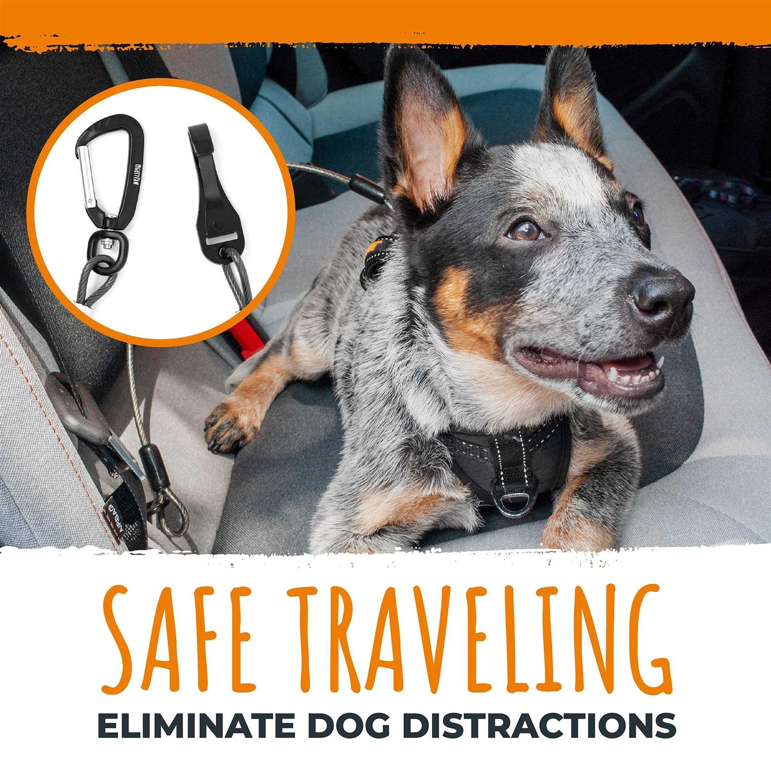 Mighty Paw Chew-Proof Dog Seat Belt Safety Belt - Image 3