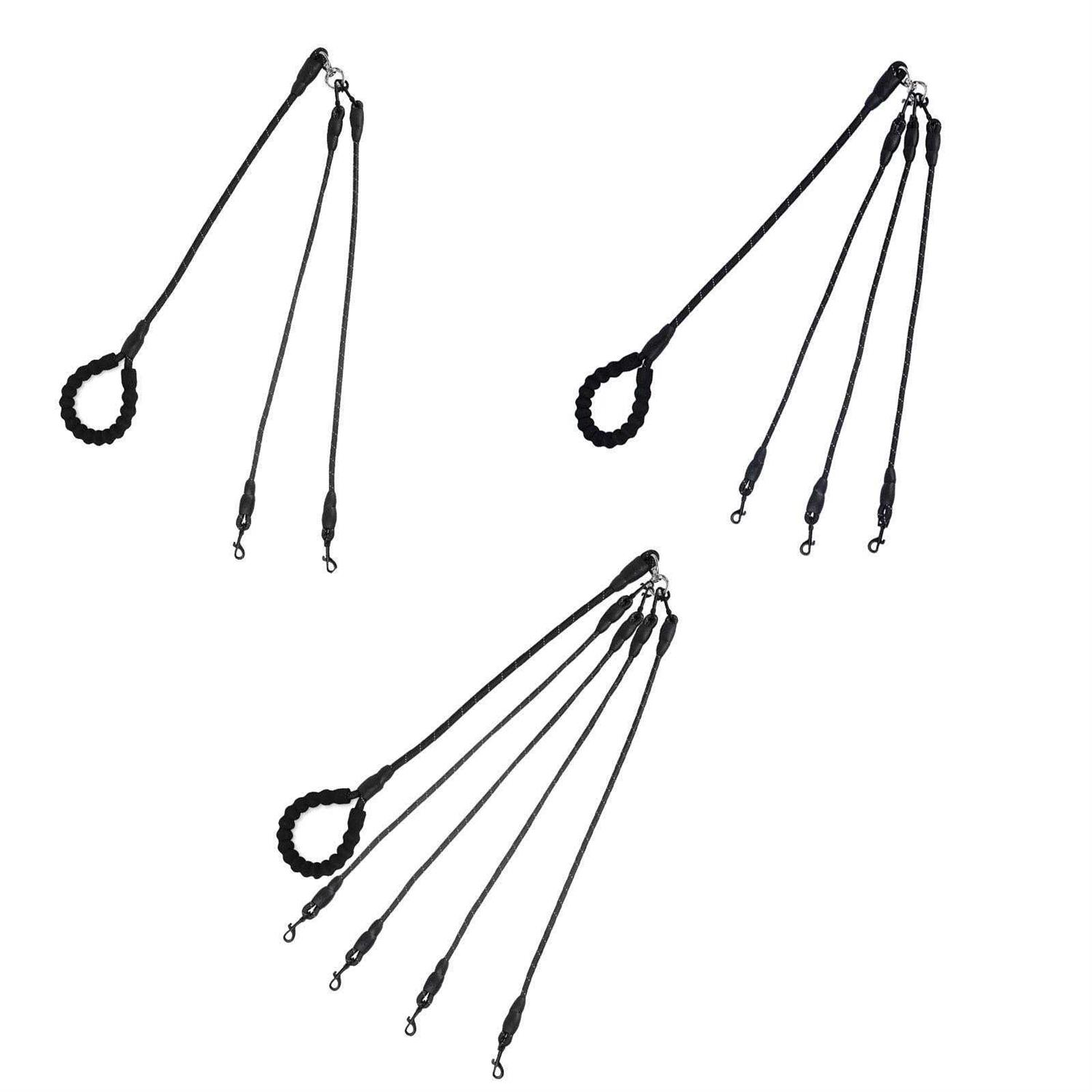 Greeney Way Dog Leash,No Tangle Multiple Dog Rope Leash Nylon Pet Straps for Dog Outdoor Walking - Image 3