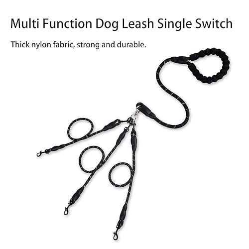 Greeney Way Dog Leash,No Tangle Multiple Dog Rope Leash Nylon Pet Straps for Dog Outdoor Walking - Image 5