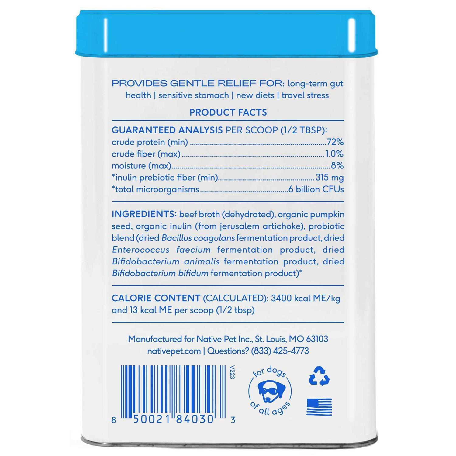 Native Pet Probiotic Powder Supplement for Dogs - Image 4