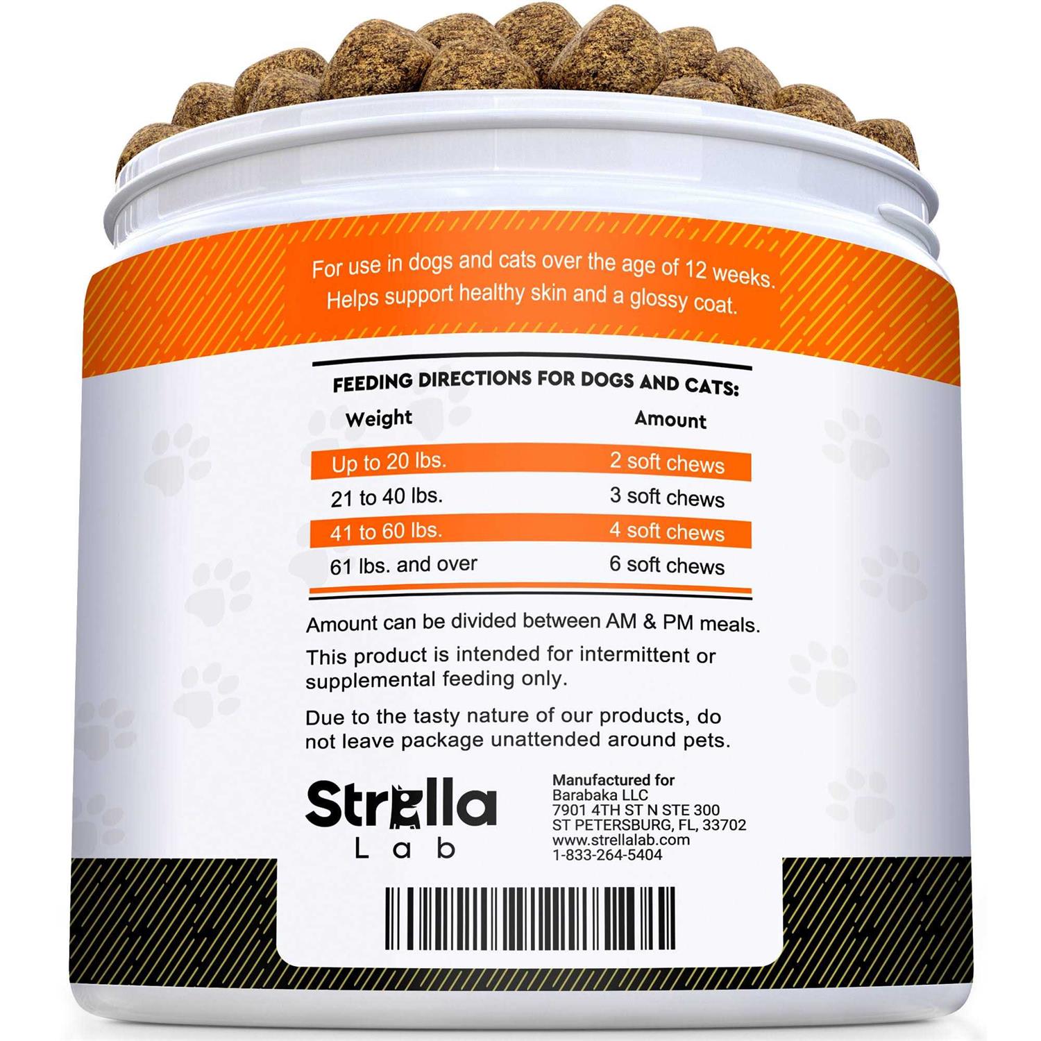 StrellaLab Fish Oil Omega 3 Treats for Dogs - Image 3