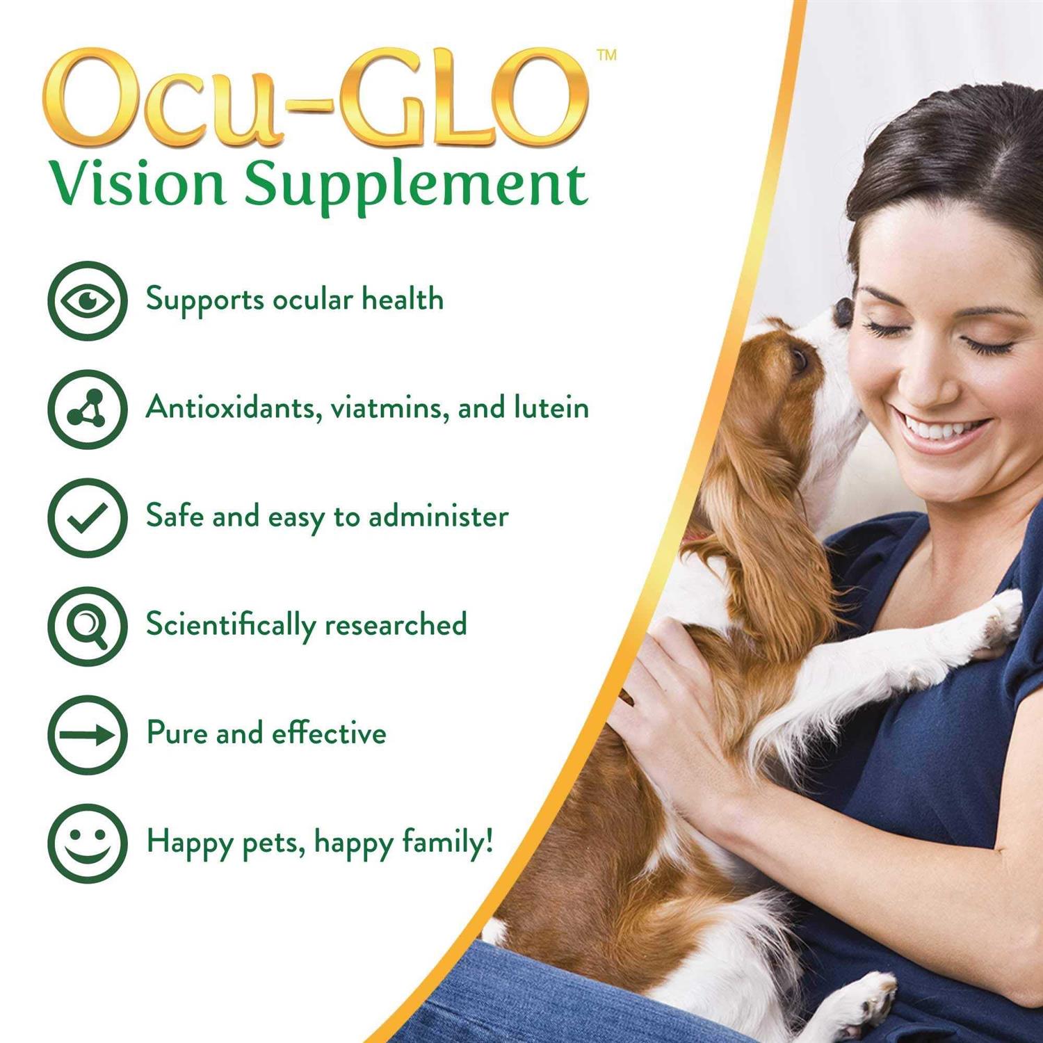 Ocu-GLO Vision Supplement Chewables for Small to Medium Dogs and Cats - Image 5