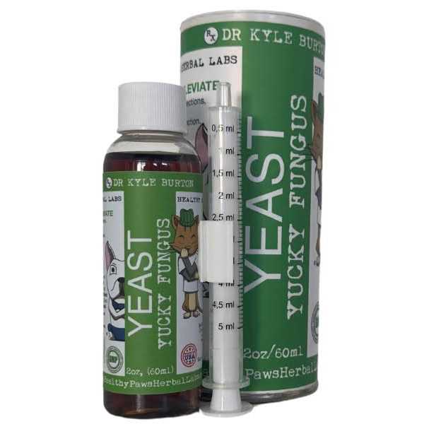 Healthy Paws Herbal Labs Liquid Supplement for Dog Yeast & Fungus - Image 4