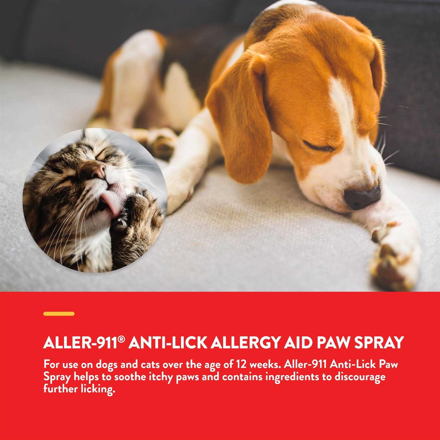 NaturVet Aller-911 Anti-Lick Paw Spray for Dogs & Cats - Image 4