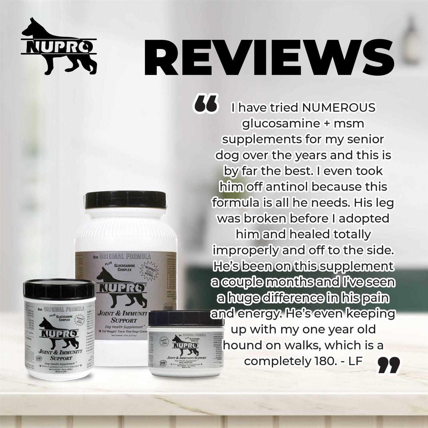 Nupro Joint & Immunity Support Dog Supplement - Image 3