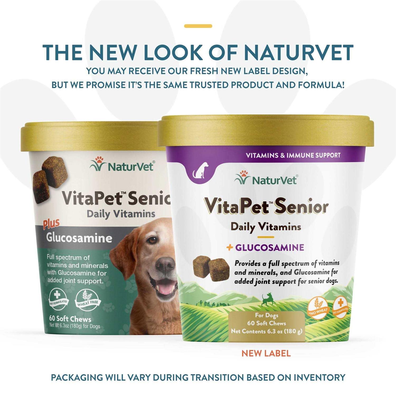 NaturVet VitaPet Senior Daily Vitamins Plus Glucosamine - Image 4