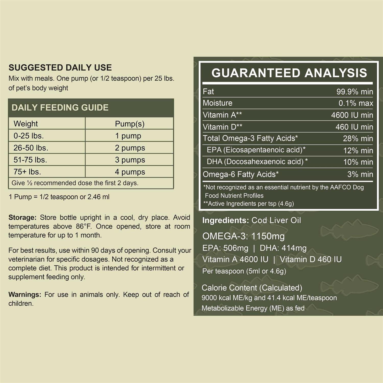 Chew + Heal Pure Cod Liver Oil for Dogs - Image 3