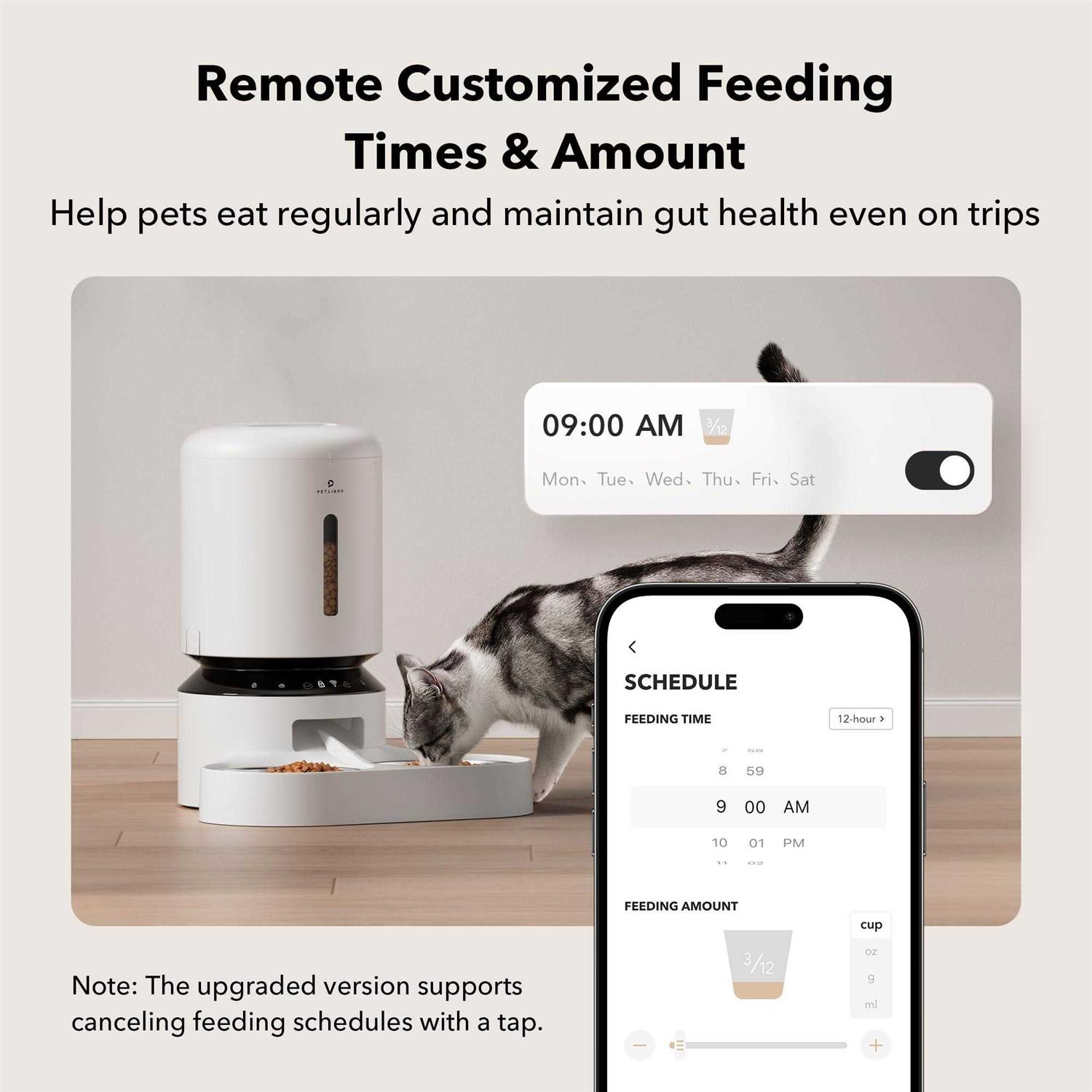 PETLIBRO Granary WIFI 2.4g & 5G Automatic Two Cat & Dog Feeder - Image 3