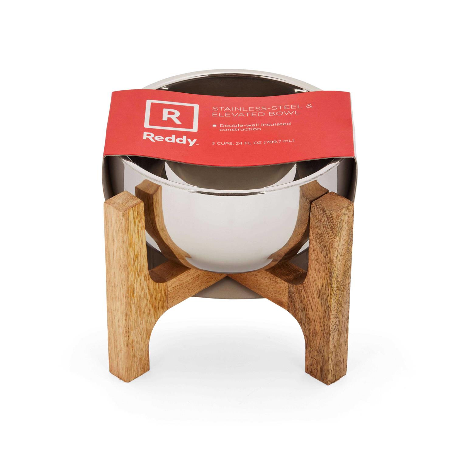 Reddy Stainless Steel Double Wall Dog Bowl - Image 3