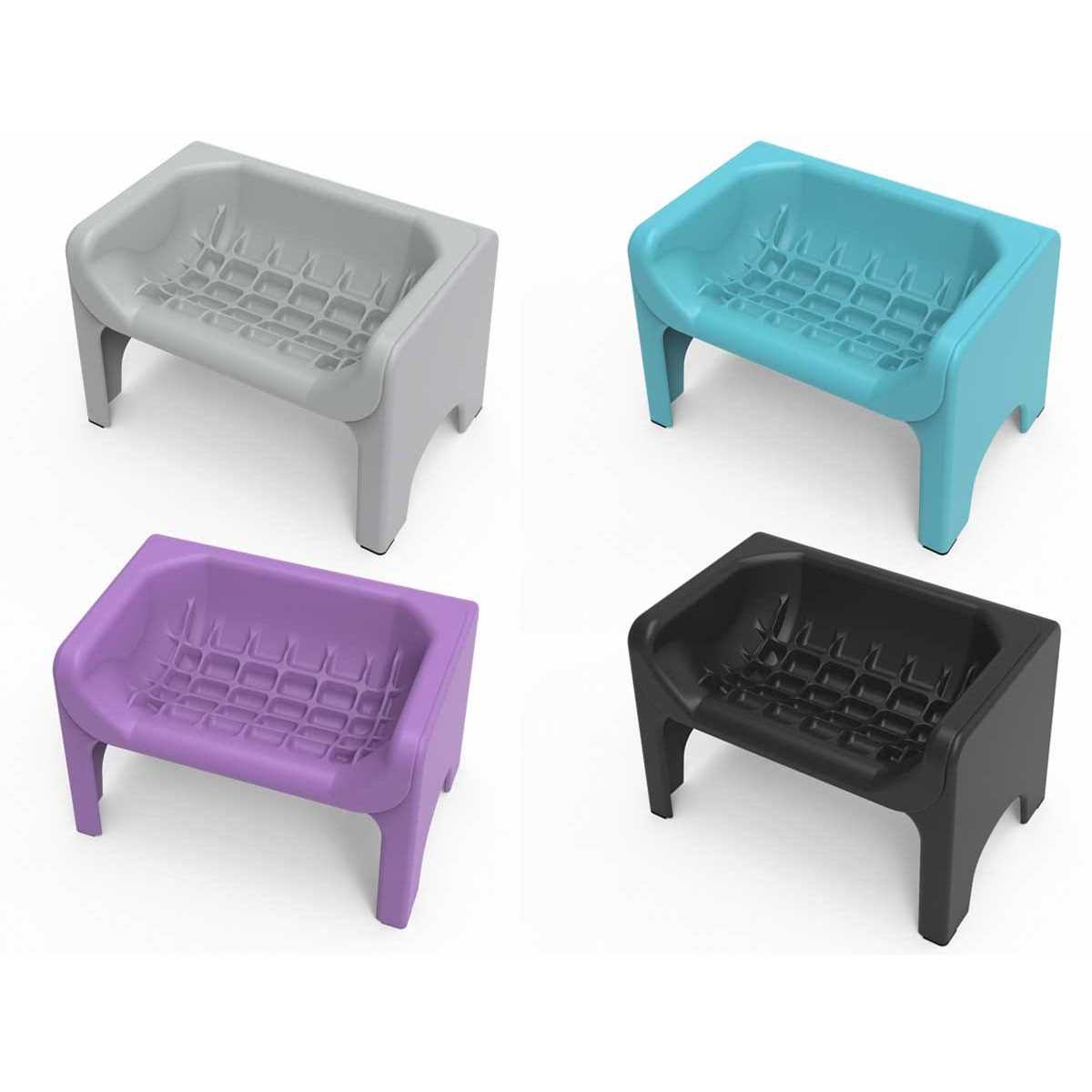 Fluff Trough Binge Blocker Elevated Dog & Cat Slow Feeder - Image 3