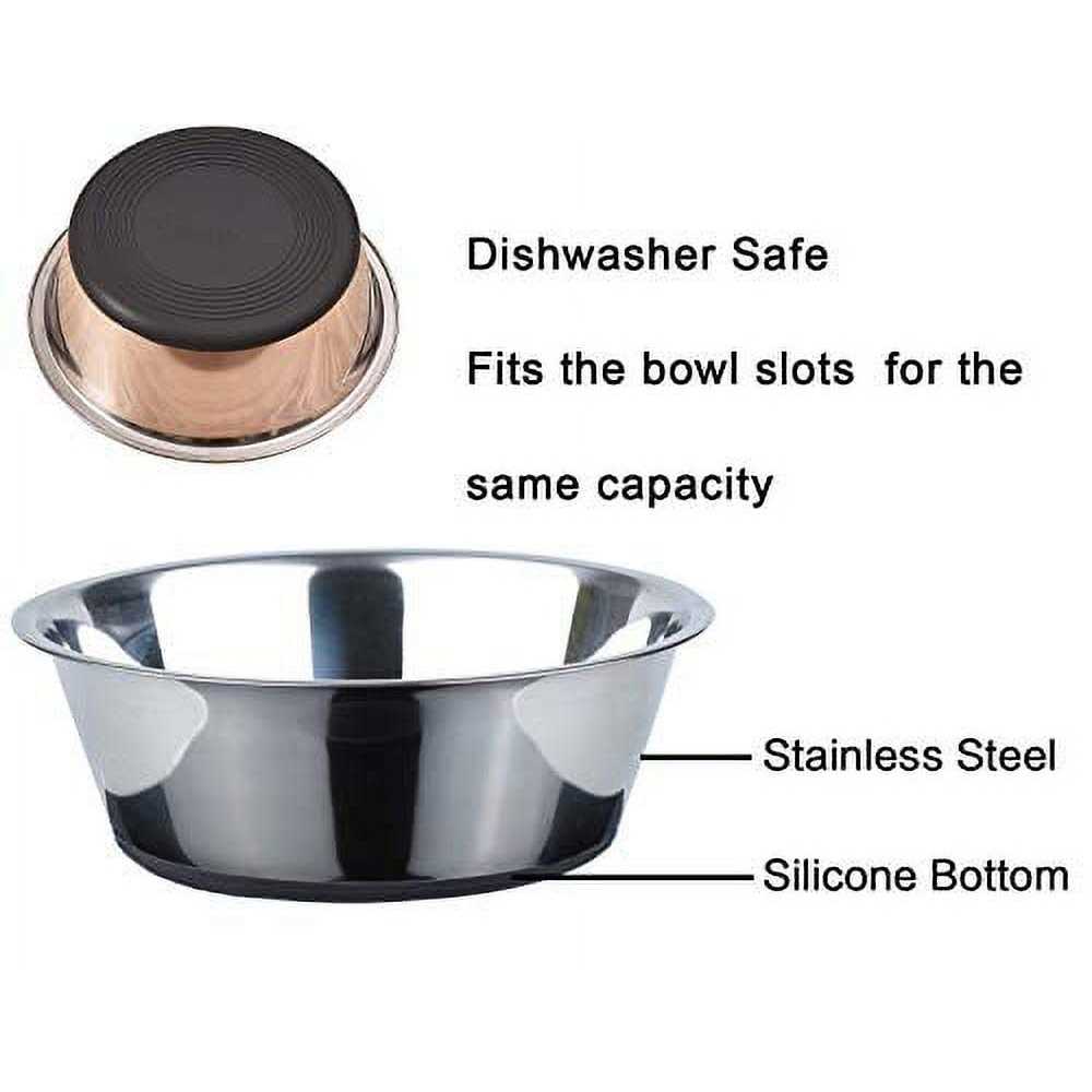 PEGGY11 Deep Stainless Steel Anti-Slip Dog Bowls - Image 4