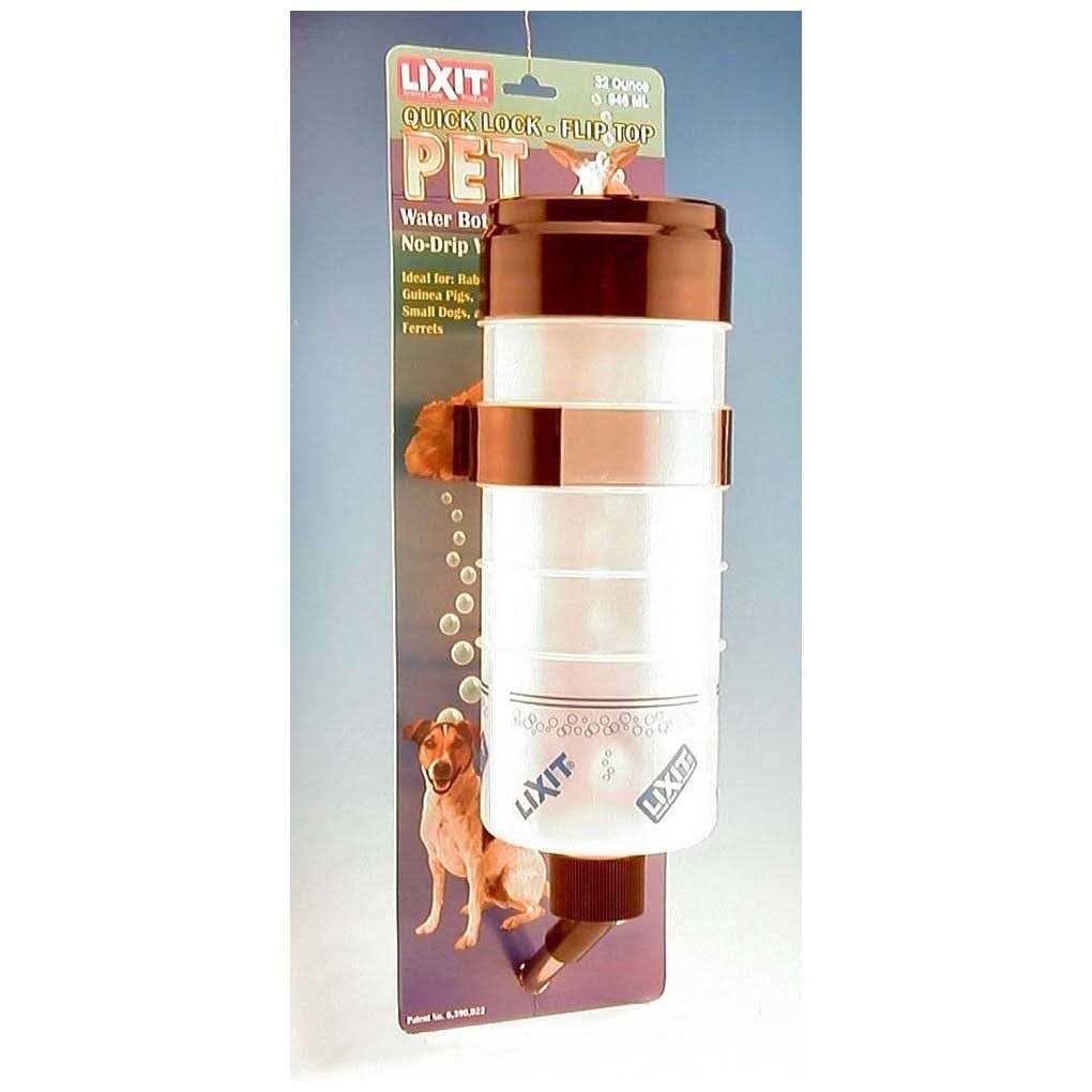 Lixit Quick Lock Flip Top Water Bottle with Valve - Image 4