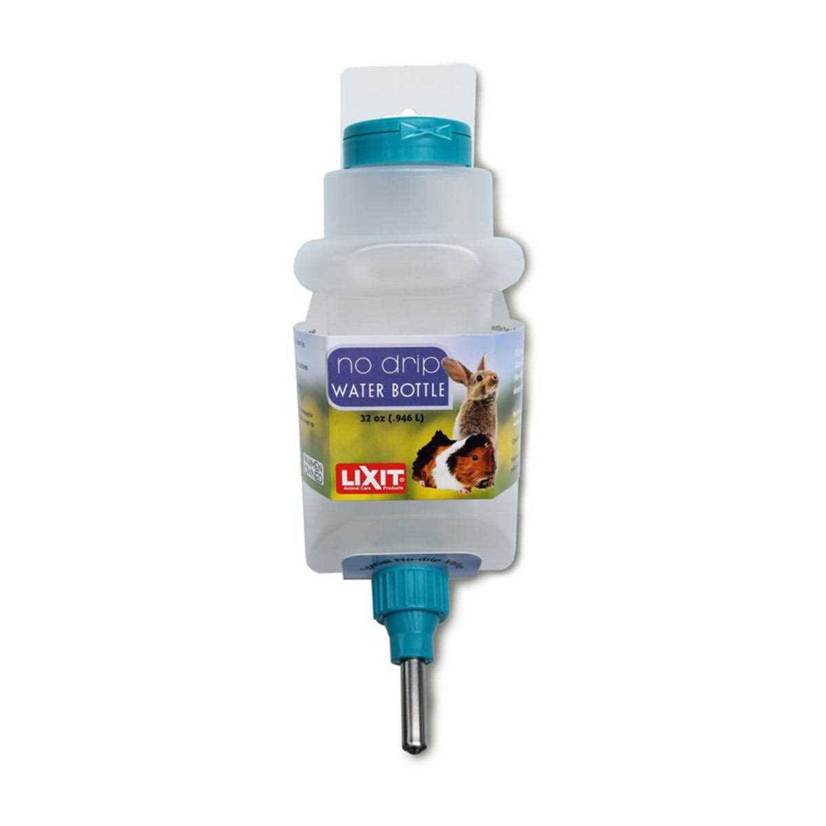 Lixit No-Drip Top-Fill Rabbit Water Bottle - Image 3