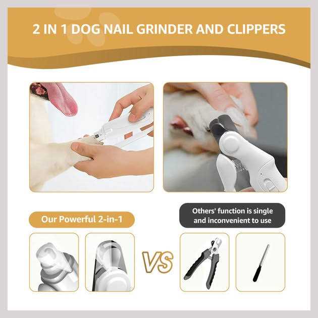 Pawshelf 2-in-1 Dog & Cat Nail Grinders & Clippers - Image 4