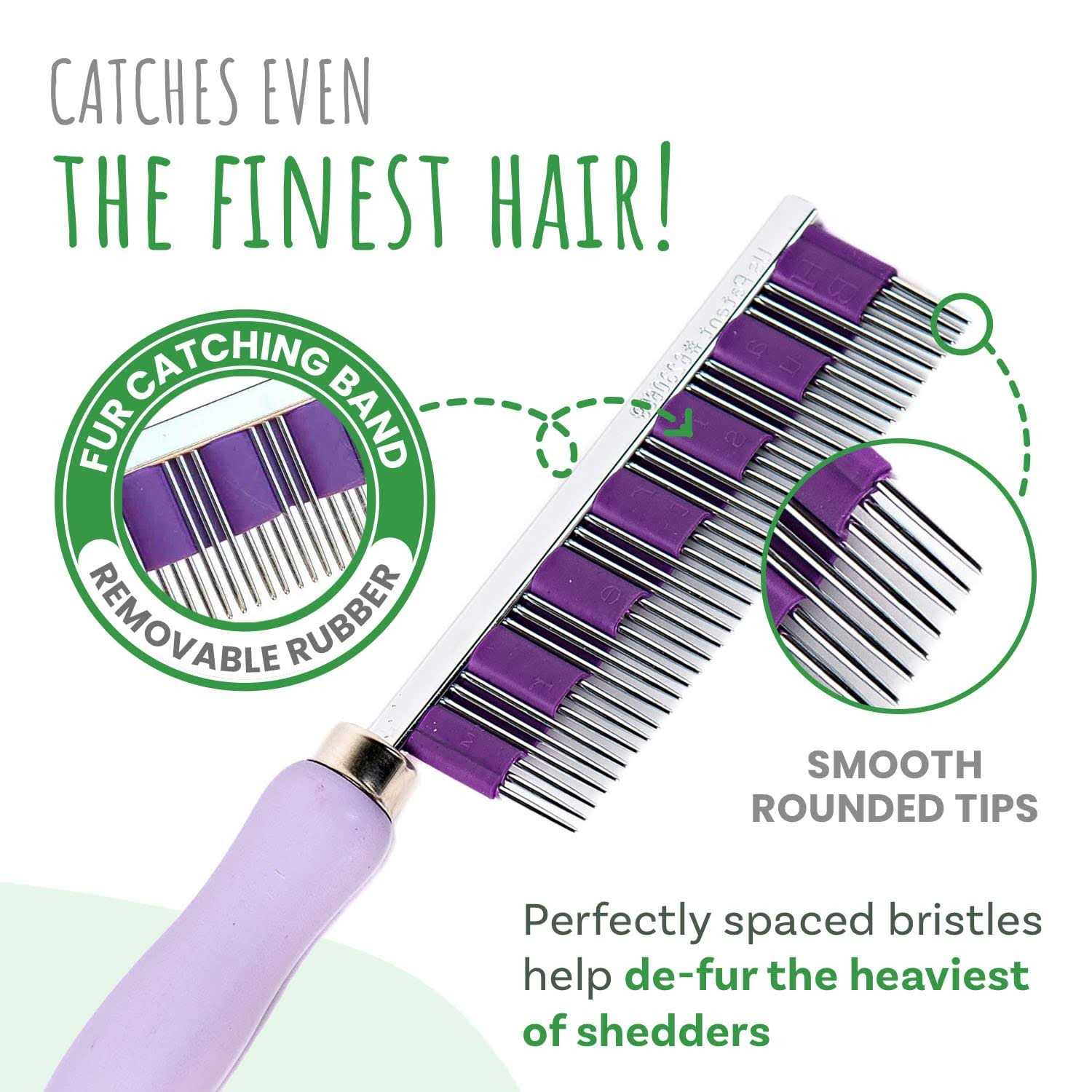 Small Pet Select Hair Buster Comb - Image 5