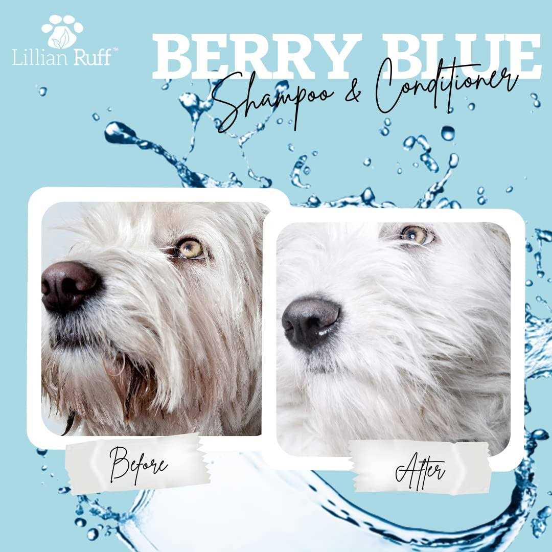 Lillian Ruff Berry Blue Brightening Face and Body Wash for Dogs and Cats - Image 3