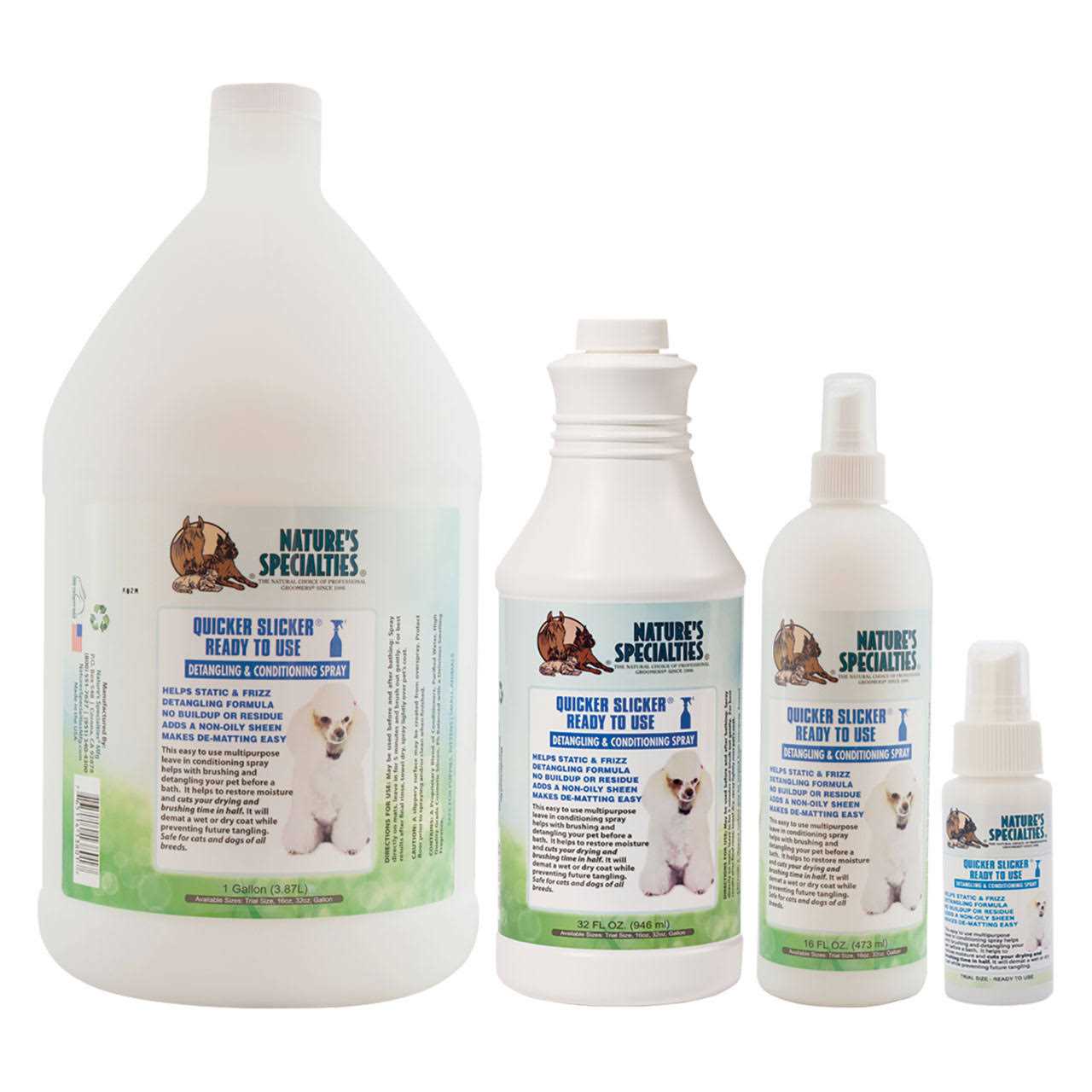 Nature's Specialties Quicker Slicker Ready to Use Pet Conditioner - Image 5