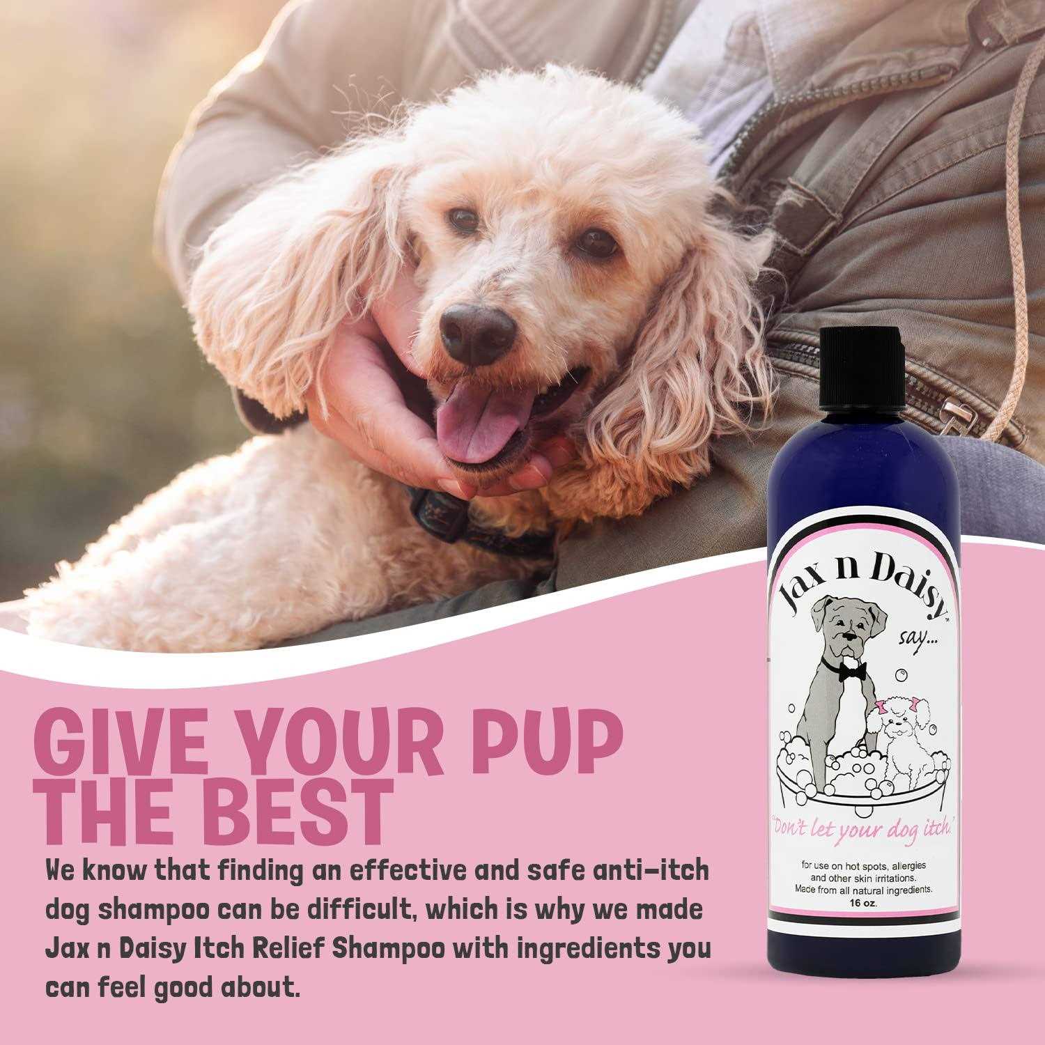 Jax N Daisy Dog Shampoo Gentle and Effective Allergy and Sensitive Skin Shampoo for Dogs - Image 3